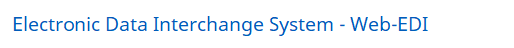 EVIDENT | Electronic Data Interchange System - Web-EDI